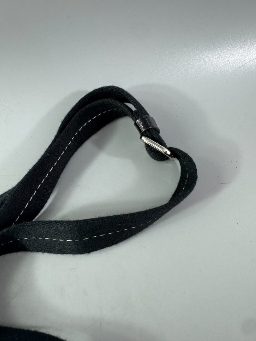 Coach Black Cotton Black Patent Accents Adjustable Strap - Picture 4 of 10